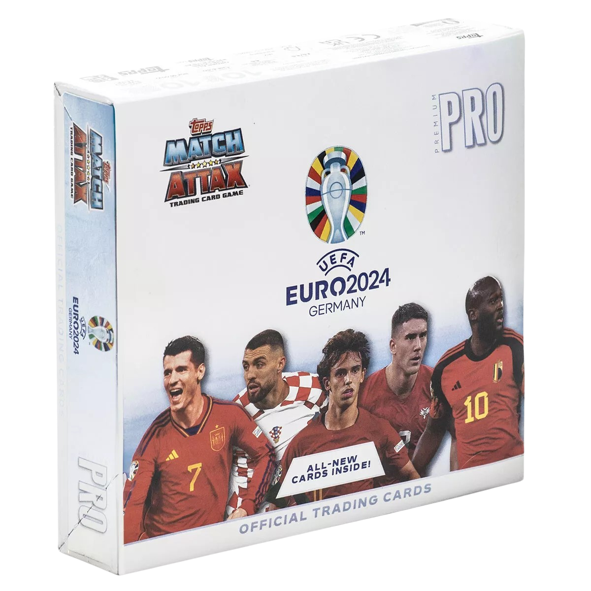Topps - UEFA Euro 2024 Football (Soccer) Match Attax - Premium Pro Pack Box (10 Packs)