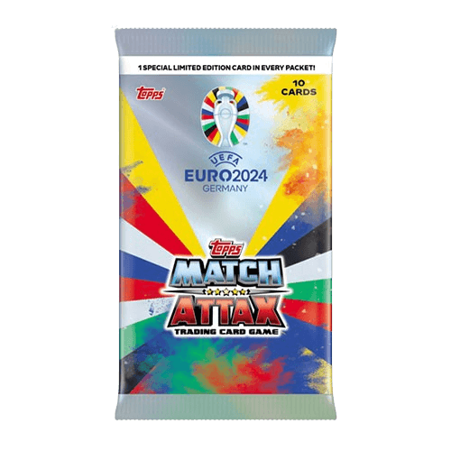 Topps - UEFA Euro 2024 Football (Soccer) Match Attax - Premium Pro Pack Box (10 Packs)