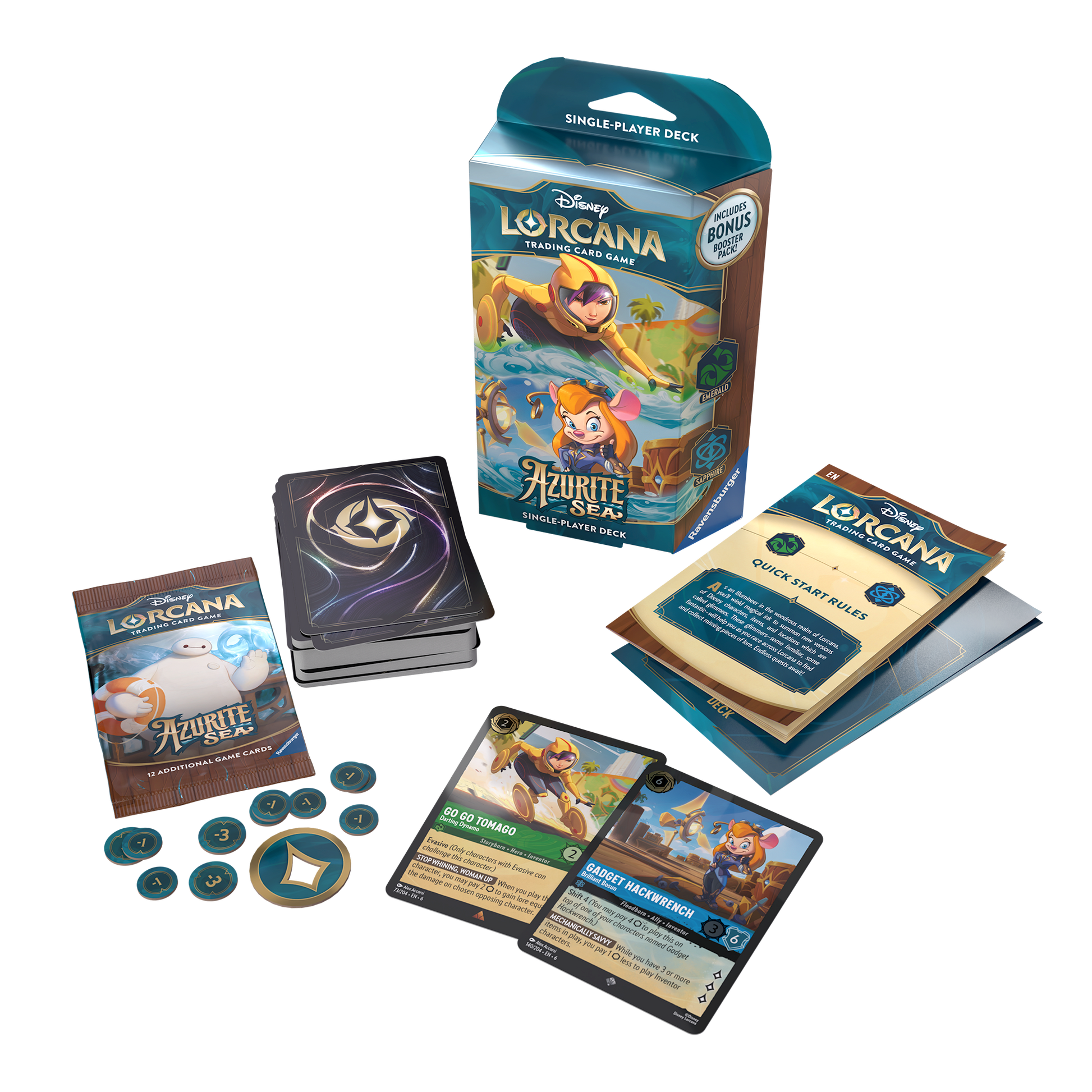 Disney - Lorcana TCG - Azurite Sea - Starter Deck Bundle