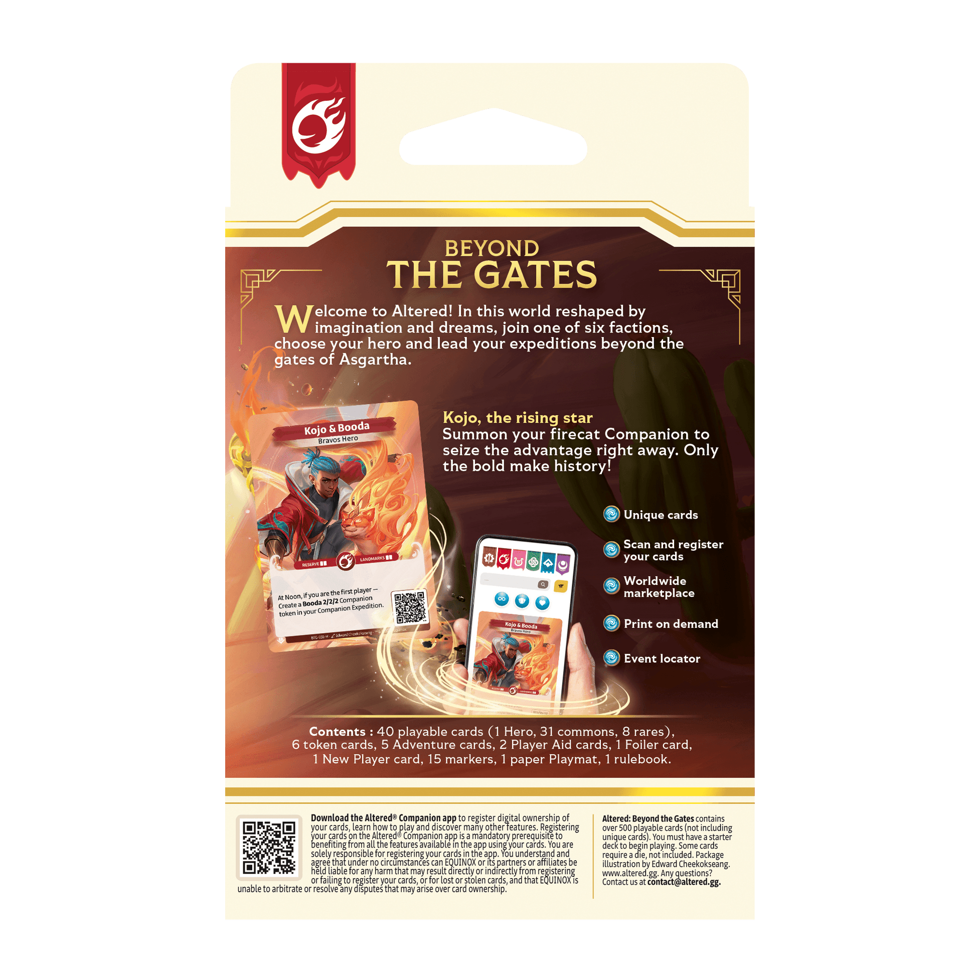 Altered TCG - Beyond The Gates - Starter Deck - Bravos