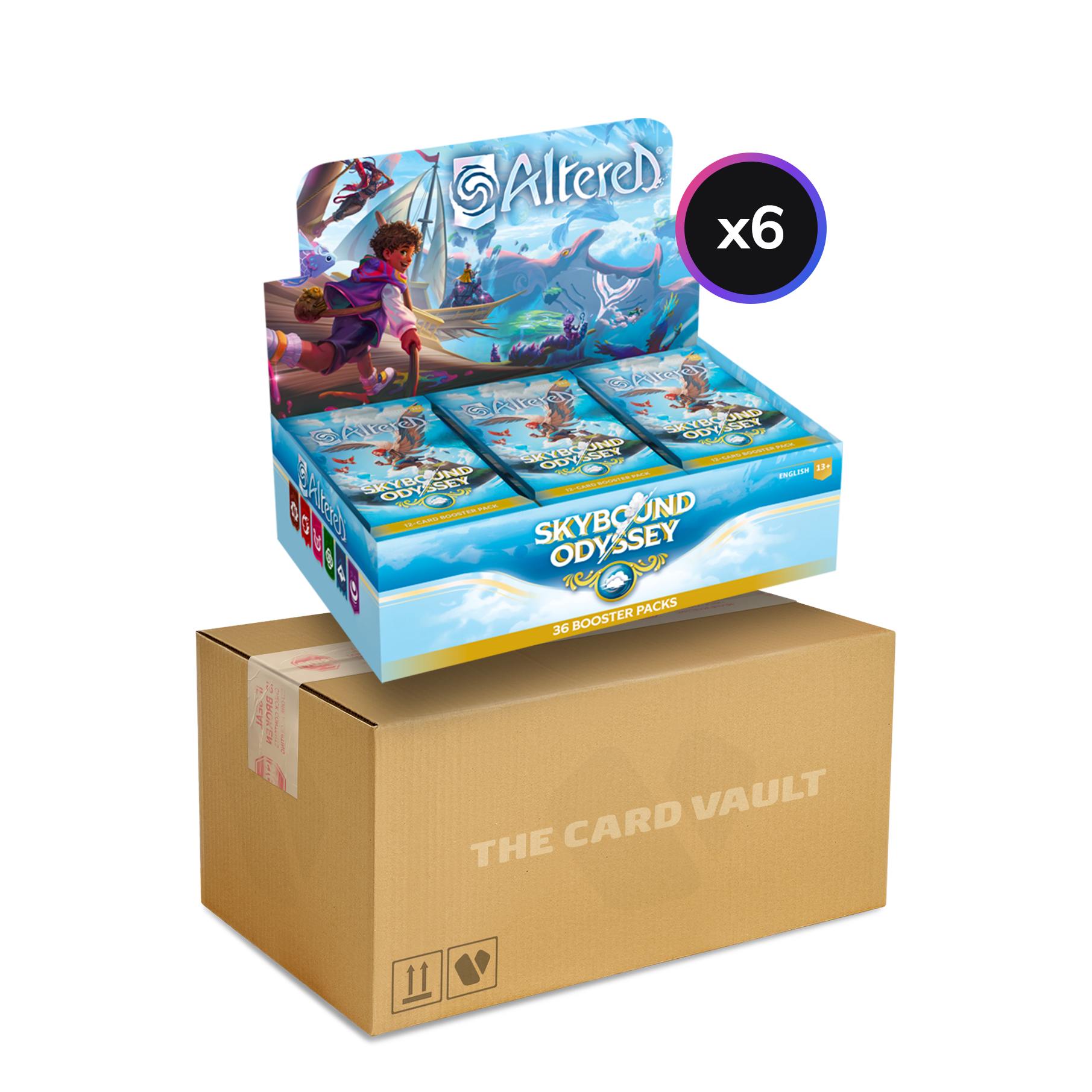 Altered TCG - Skybound Odyssey - Display Case (6x Booster Boxes)