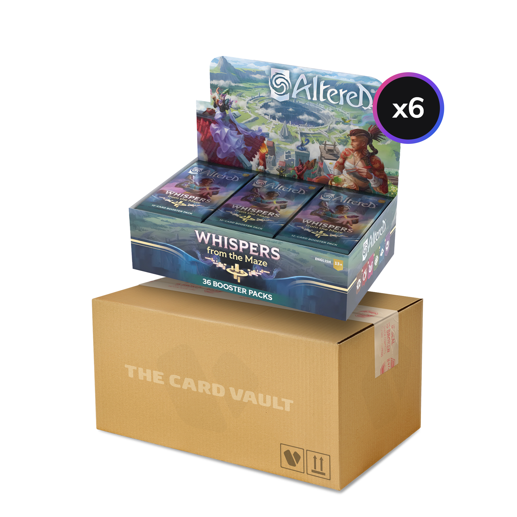 Altered TCG - Whispers from the Maze - Display Case (6x Booster Boxes)