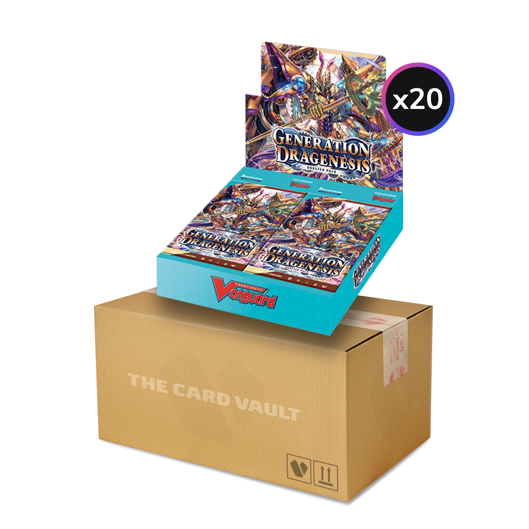 Cardfight!! Vanguard - Generation Dragenesis - Display Case (20 Boxes)