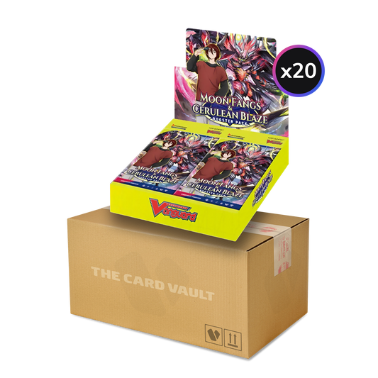 Cardfight!! Vanguard - Moon Fangs & Cerulean Blaze - Display Case (20 Boxes)