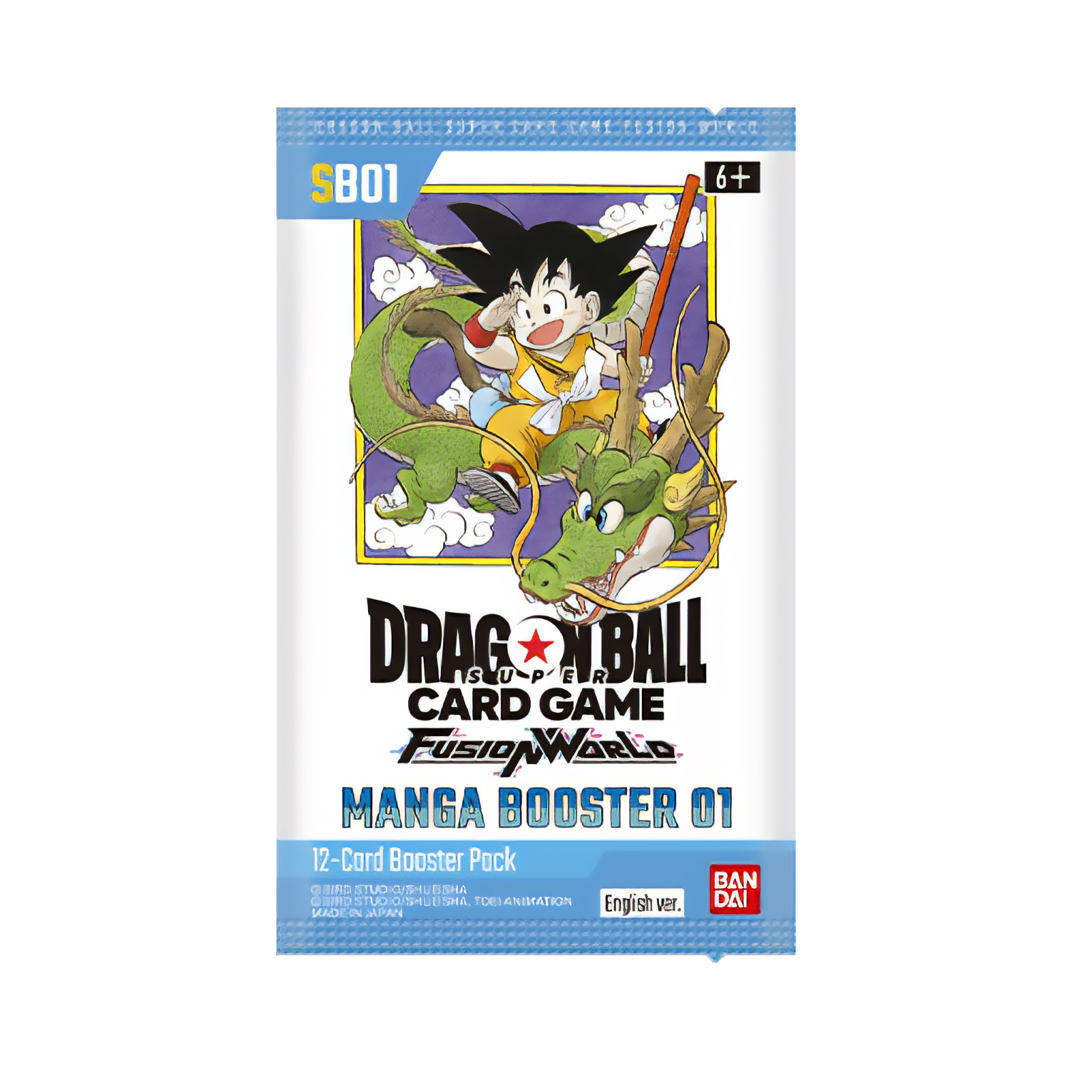 Dragon Ball Super CG Fusion World - Manga Booster (SB01) - Booster Pack