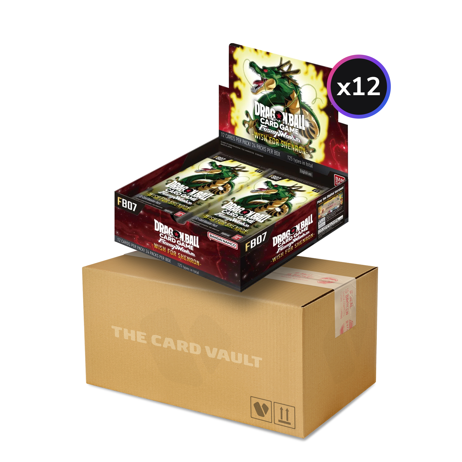 Dragon Ball Super CG Fusion World - Wish For Shenron (FB07) - Display Case (12x Booster Boxes)