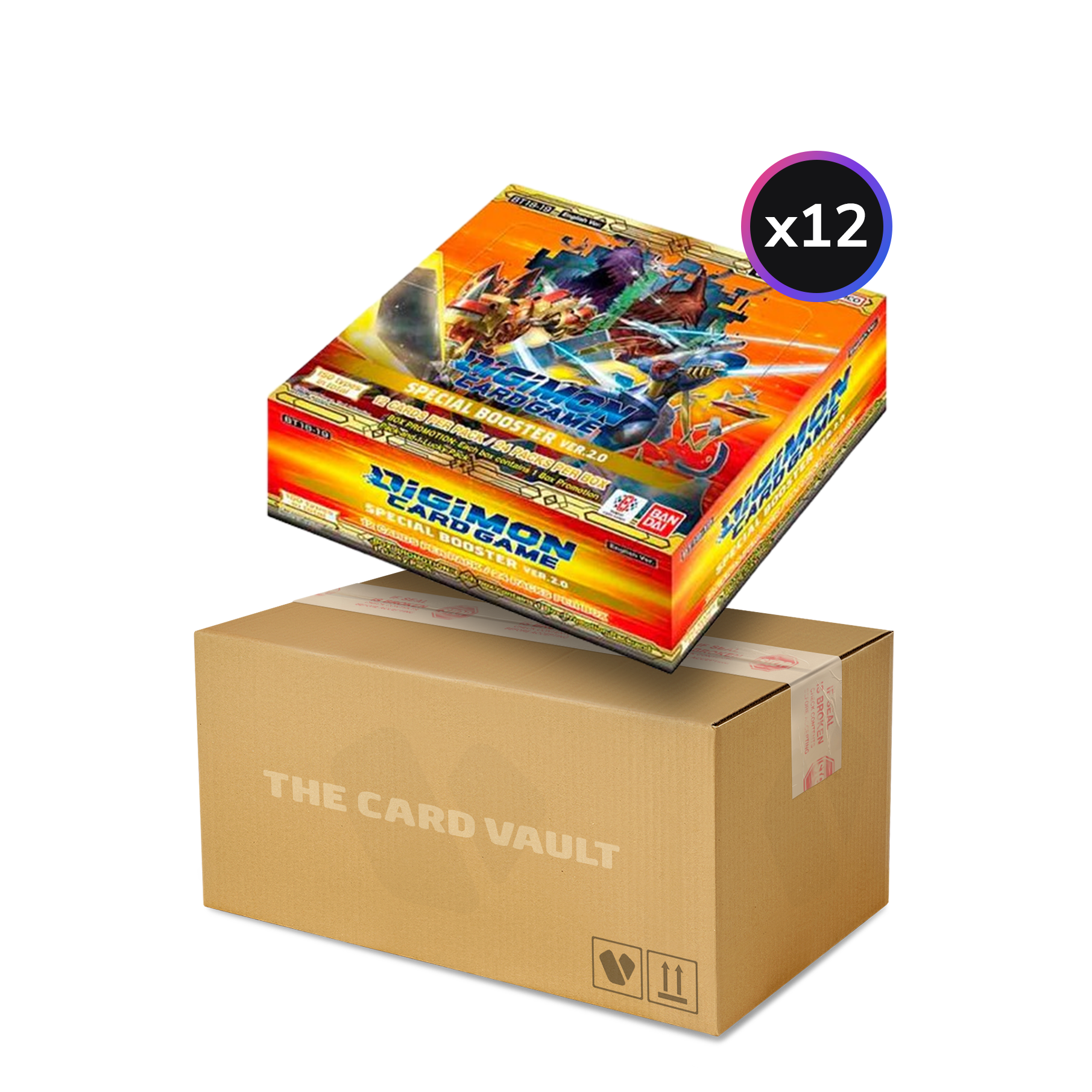 Digimon Card Game - Special Booster Ver. 2.0 (BT18-19) - Display Case (12x Booster Boxes)