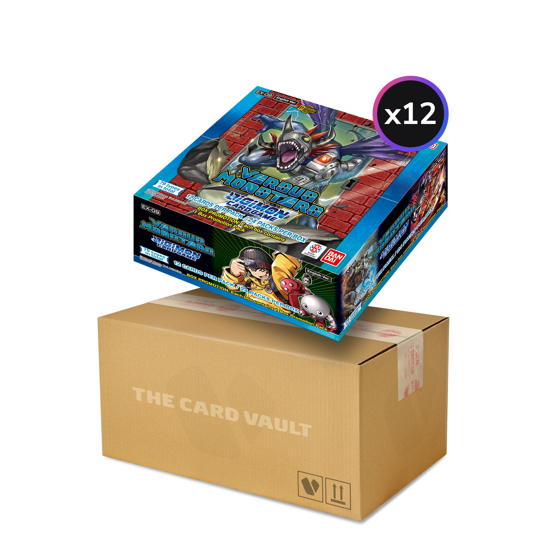 Digimon Card Game - Versus Monsters (EX09) - Display Case (12x Booster Boxes)