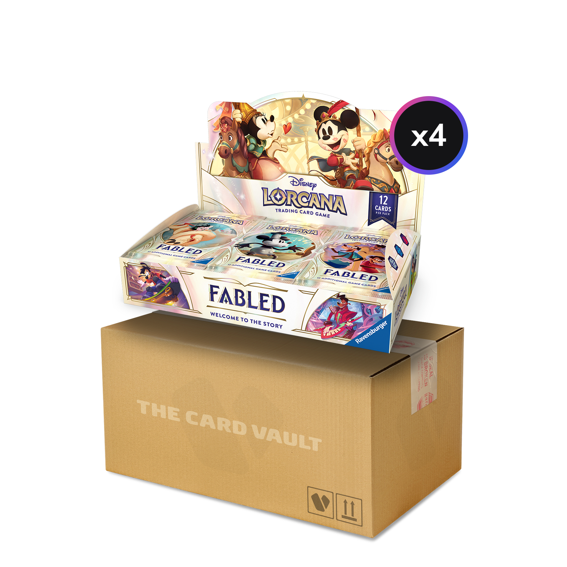 Disney - Lorcana TCG - Fabled - Display Case (4x Booster Boxes)