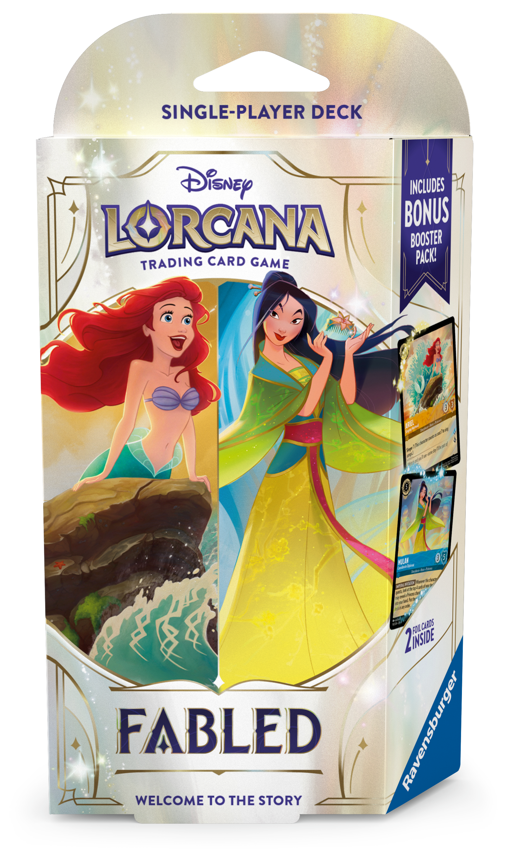 Disney - Lorcana TCG - Fabled - Starter Deck - Ariel and Mulan