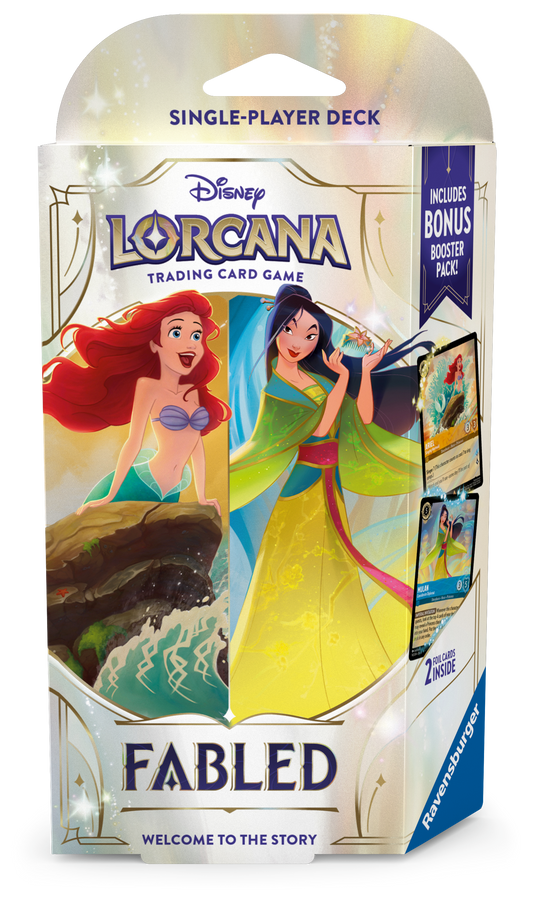 Disney - Lorcana TCG - Fabled - Starter Deck - Ariel and Mulan