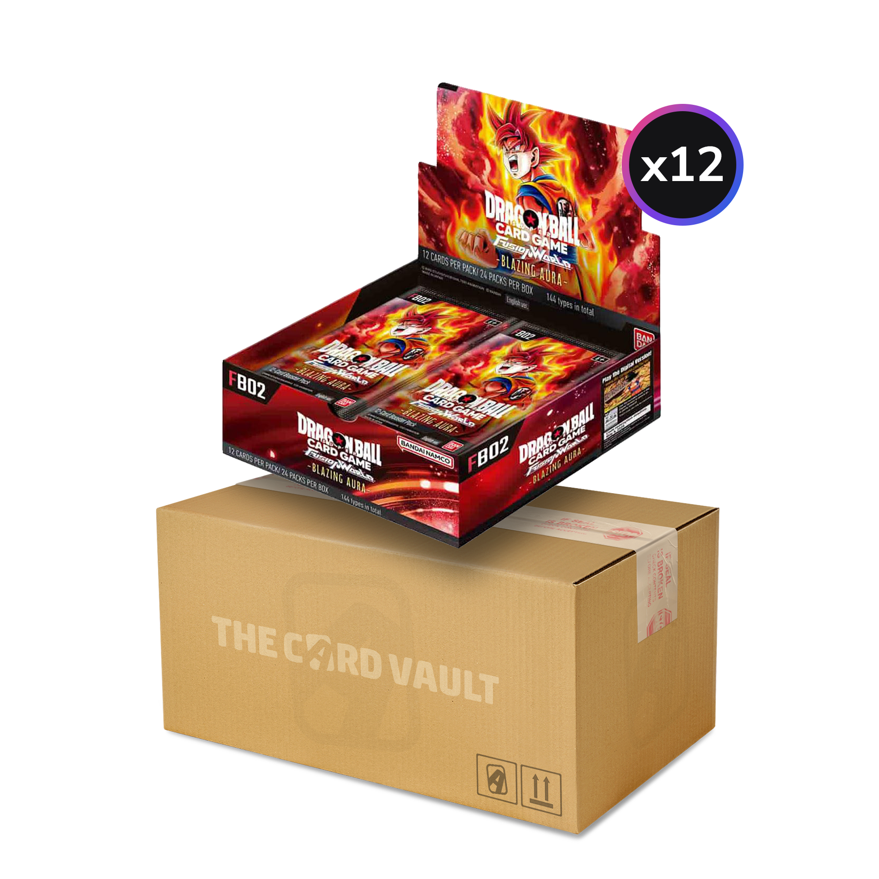 Dragon Ball Super CG Fusion World - Blazing Aura (FB02) - Display Case (12x Booster Boxes)