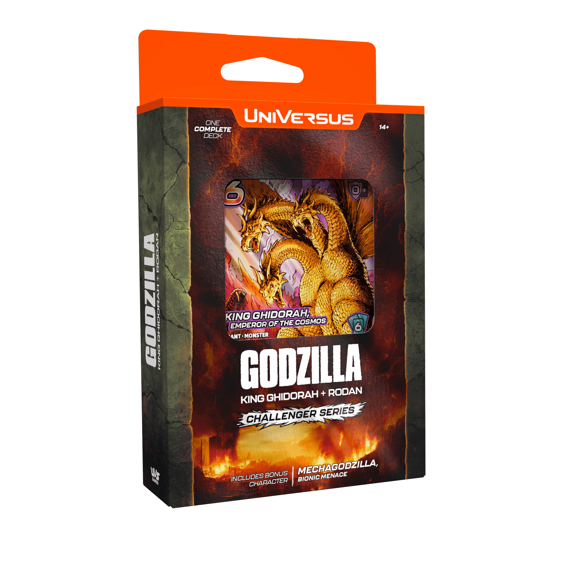 UniVersus CCG - Godzilla - King Ghidorah & Rodan Challenger Series Deck