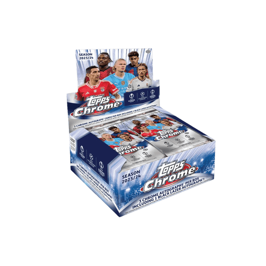 Topps - 2023/24 Chrome UEFA Club Competitions Football (Soccer) - Jumbo Hobby Box