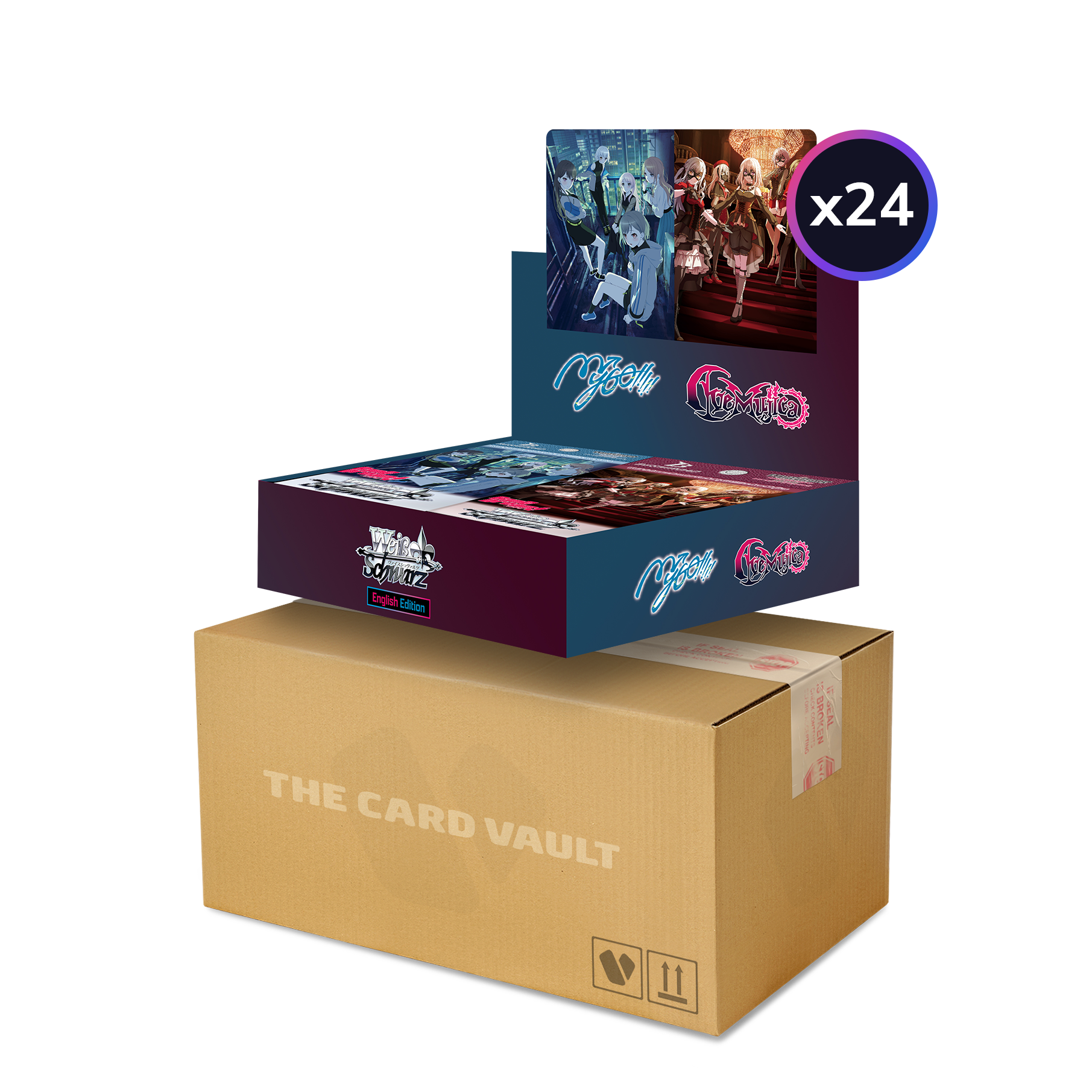 Weiss Schwarz - BanG Dream! MyGo!!!!! Ave Mujica - Display Case (24x Booster Boxes)