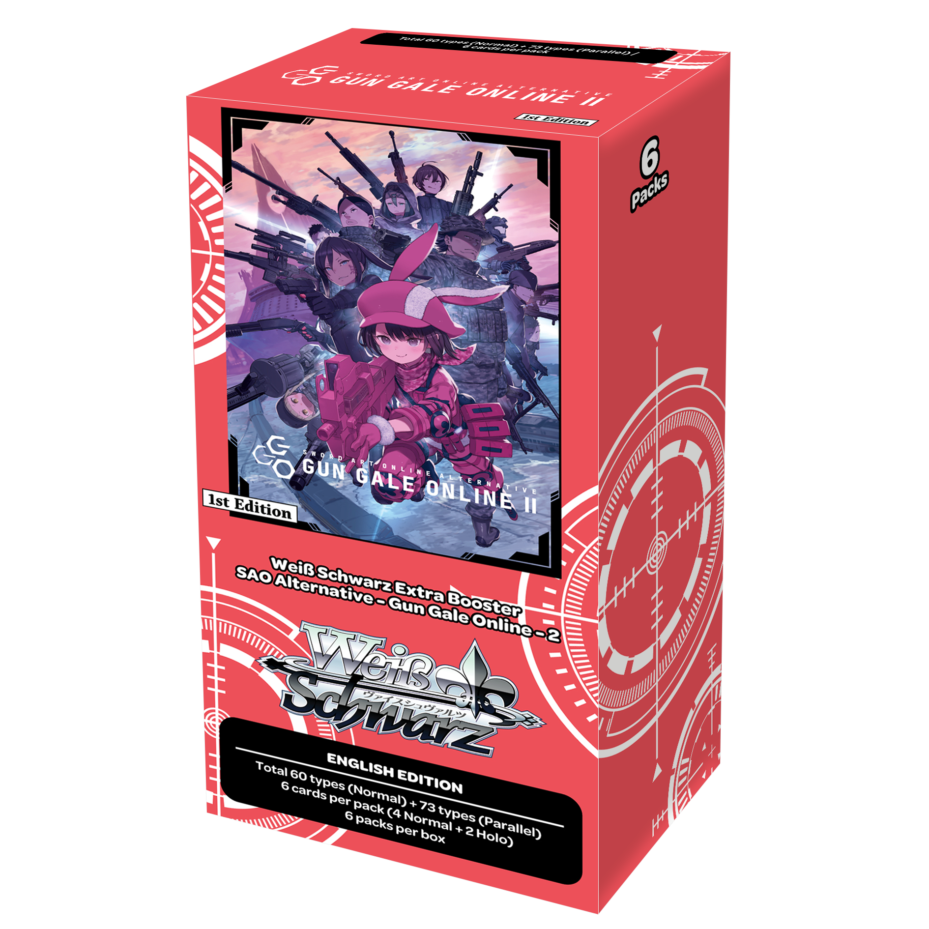Weiss Schwarz - Gun Gale Online - Extra Booster Box (6 Packs)