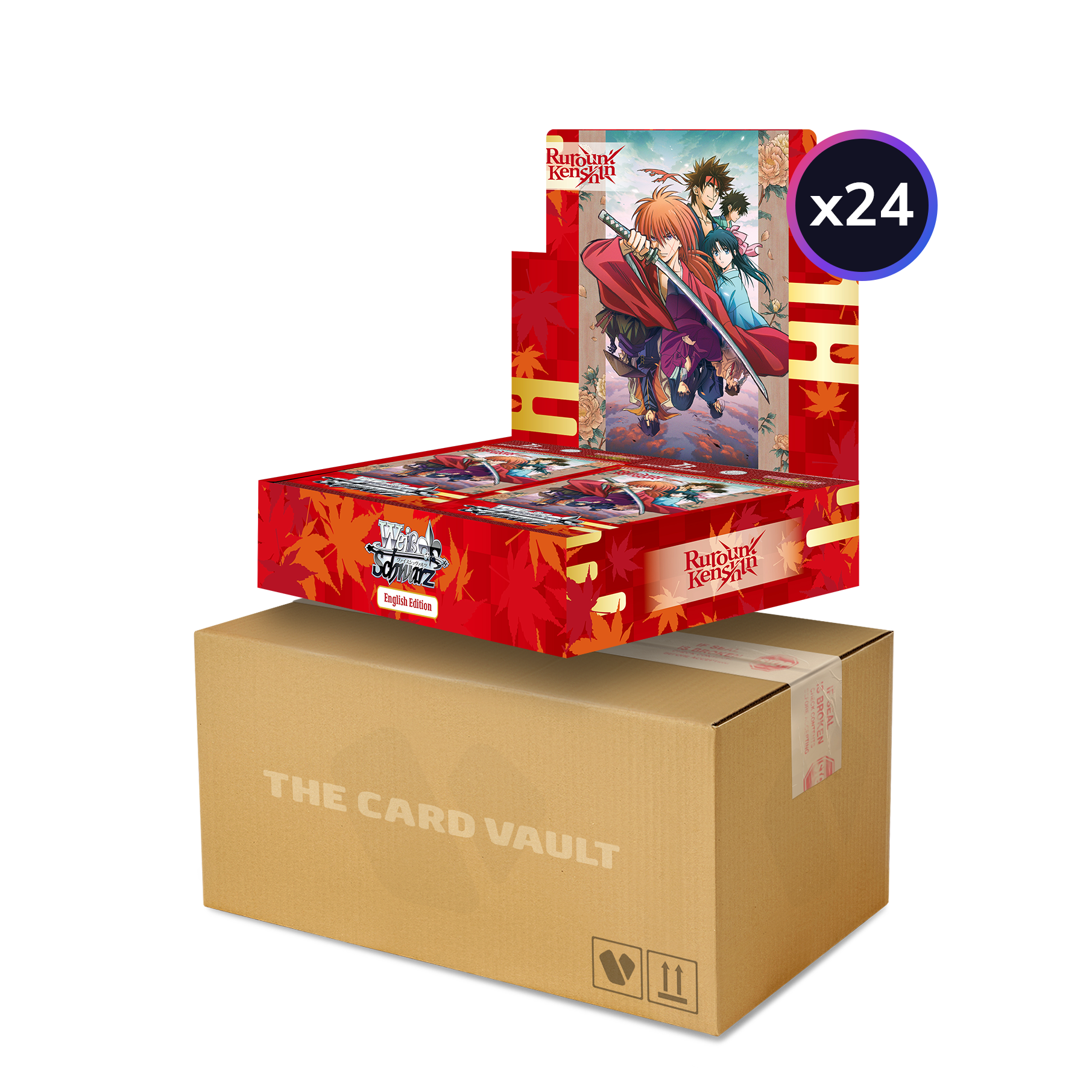 Weiss Schwarz - Rurouni Kenshin - Display Case (24x Booster Boxes)