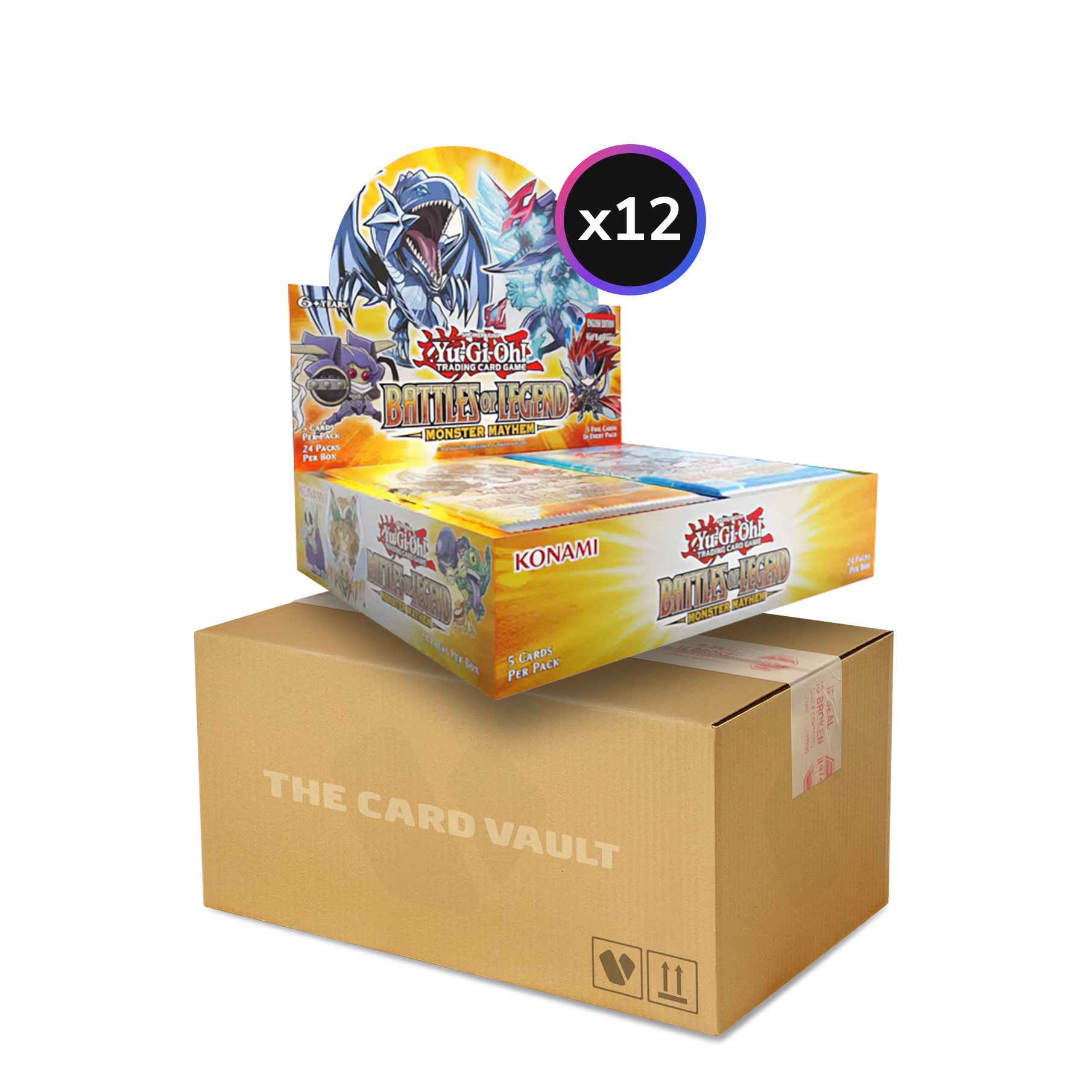 Yu-Gi-Oh! TCG - Battle of Legends: Monster Mayhem - Display Case (12x Booster Boxes) (1st Edition)