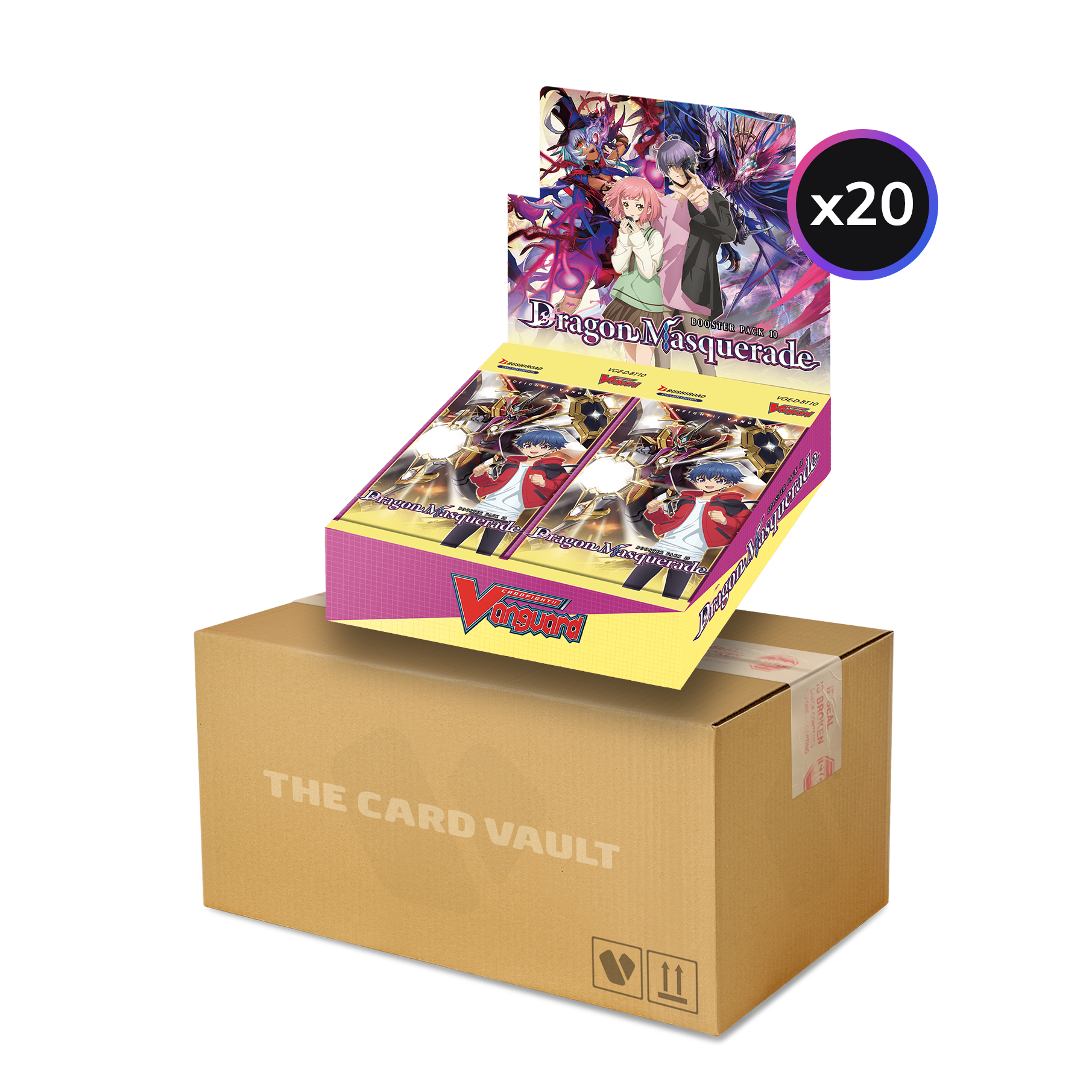 Cardfight!! Vanguard - Dragon Masquerade - Display Case (20x Booster Boxes)