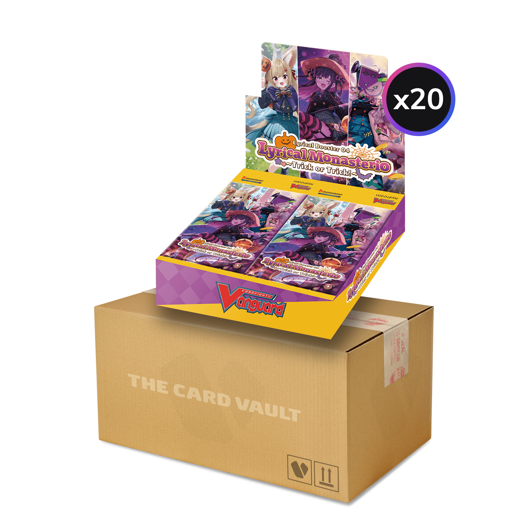 Cardfight!! Vanguard - Lyrical Booster - 04 Lyrical Monasterio: Trick or Trick - Display Case (20x Booster Boxes)