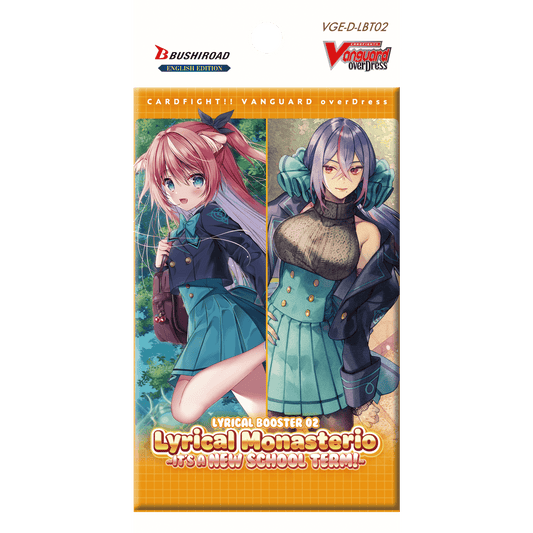 Cardfight!! Vanguard - OverDress - Lyrical Booster - 02 Lyrical Monasterio: It's a New School Term Booster Pack