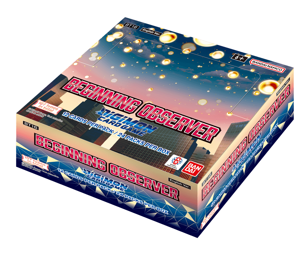 Digimon Card Game - Beginning Observer (BT16) - Display Case (12x Booster Boxes)